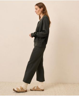 Women's Thermal Waffle Wide Leg Pant