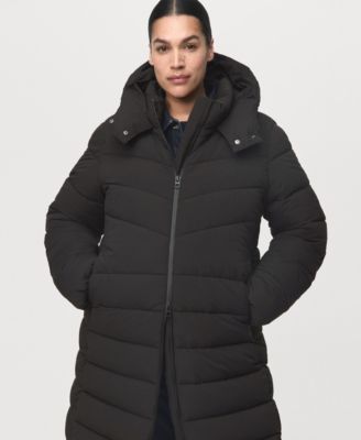Women's Hood Midi Quilted Anorak