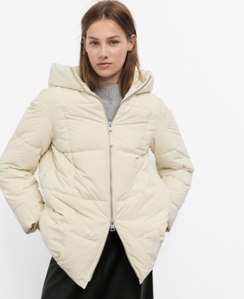 Женские куртки MANGO Hood Puffer Coat