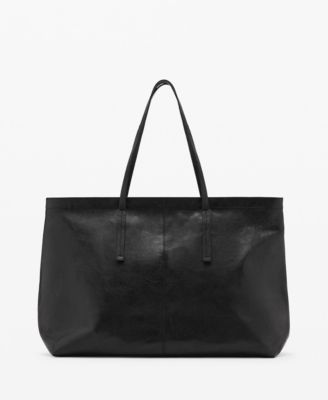 Women's Leather Shopper Bag