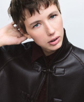 Women's Shearling-Effect Reversible Jacket