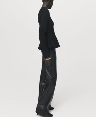 Women's Ribbed Peplum Sweater