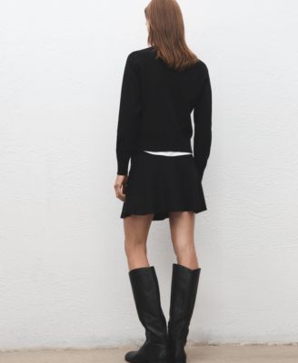 Women's Flared Knitted Skirt