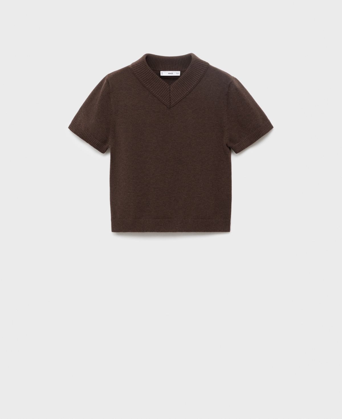 Mango Women's V-Neck Knit Sweater