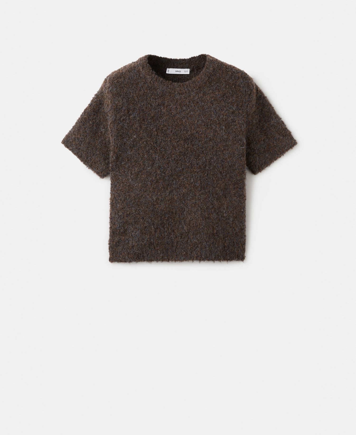 Women's Boucle Short-Sleeved Sweater