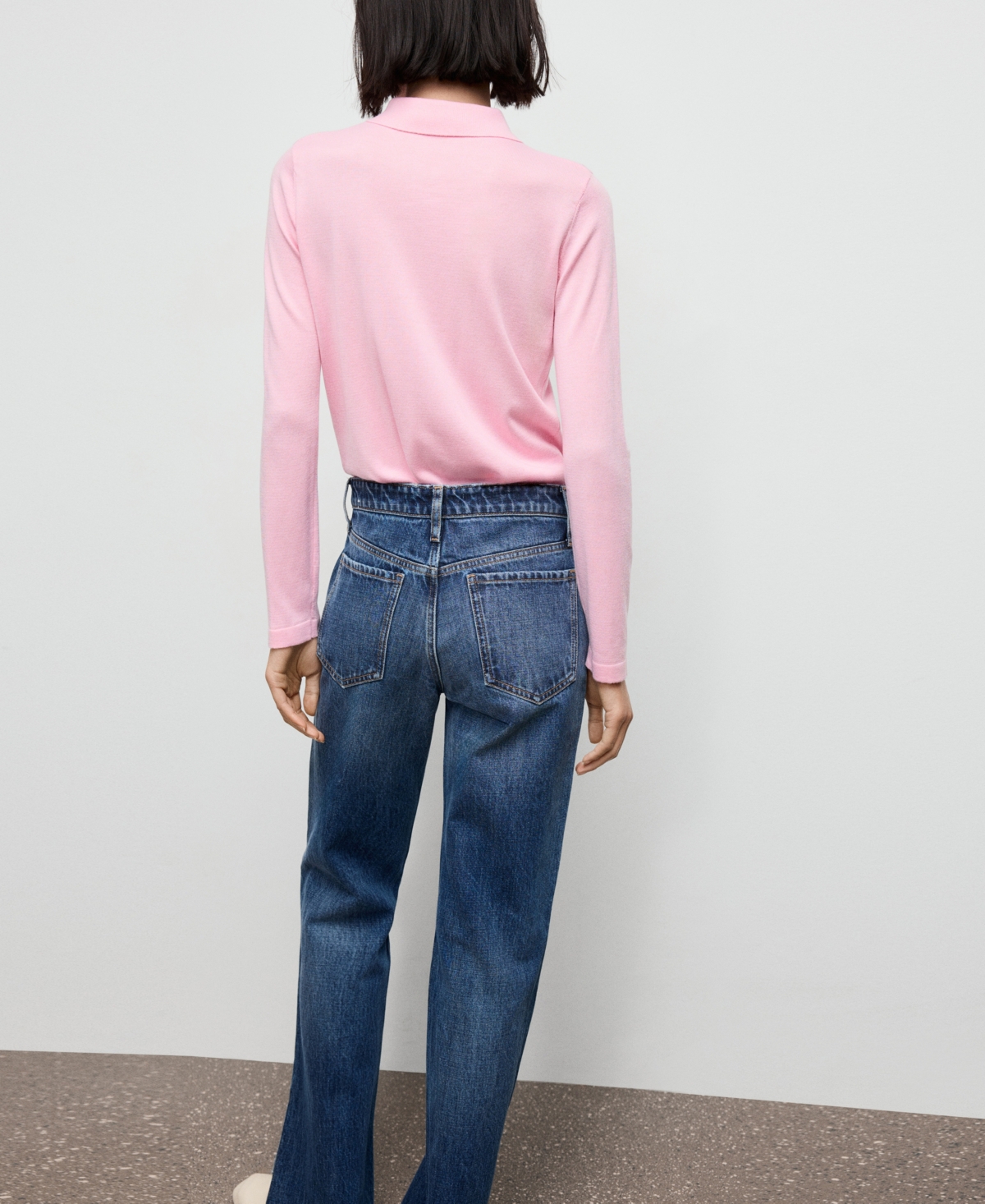 Mango Women's Long-Sleeved Polo-Neck Sweater