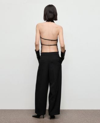 Women's Open Back Halter Top