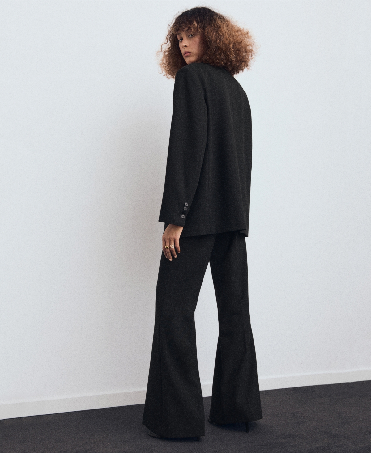 Mango Women's Flap Pockets Suit Blazer