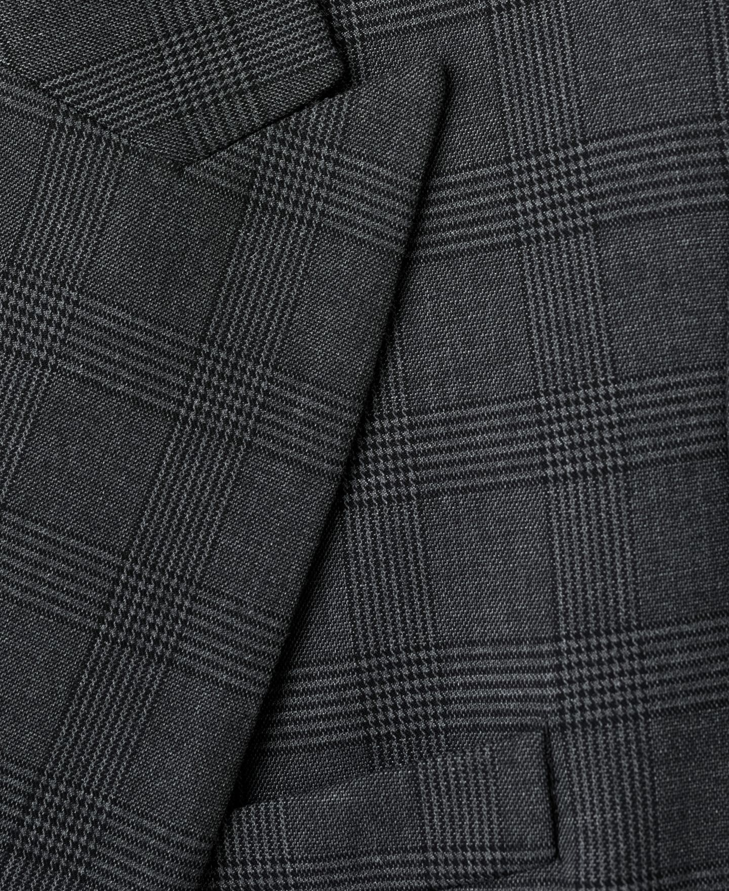 Женский пиджак MANGO Double-Breasted Check Suit Blazer, цвет: Серый — фото 2