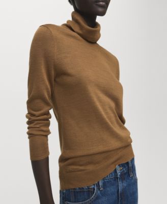 Women's Wool-Blend Turtleneck Sweater