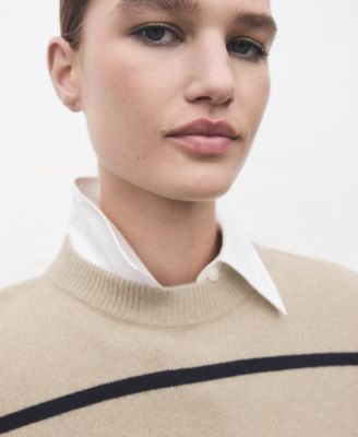 Women's Knit Striped Sweater