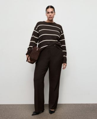 Women's Knit Striped Sweater