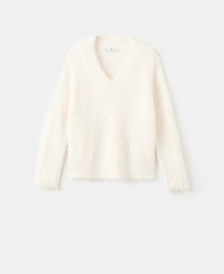 Women's Fur-Effect Knitted Sweater