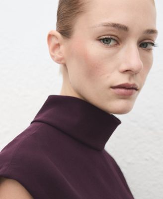 Women's Turtleneck Wrap Dress