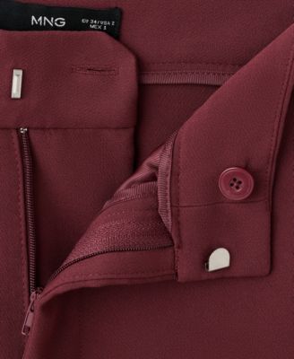 Women's High-Waist Straight Pants