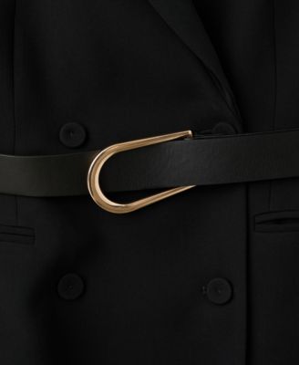 Women's Belted Blazer-Style Dress