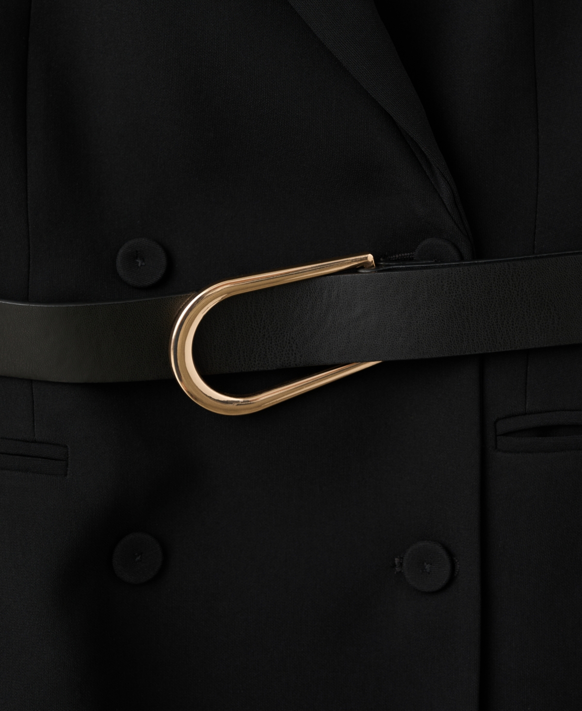 Mango Women's Belted Blazer-Style Dress