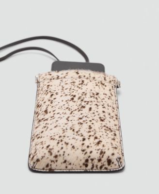 Women's Leather And Fur Mobile Phone Case