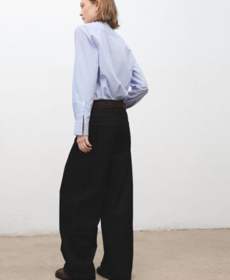 Women's Patches Barrel Jeans