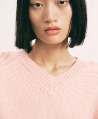 Women's V-Neck Knit Sweater