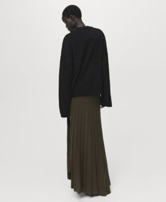 Women's Oversized V-Neck Cardigan