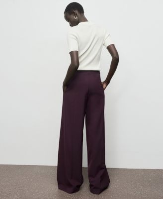 Women's Pleated Wide Leg Pants