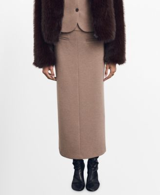MANGO - Women's Suit Pencil Skirt
