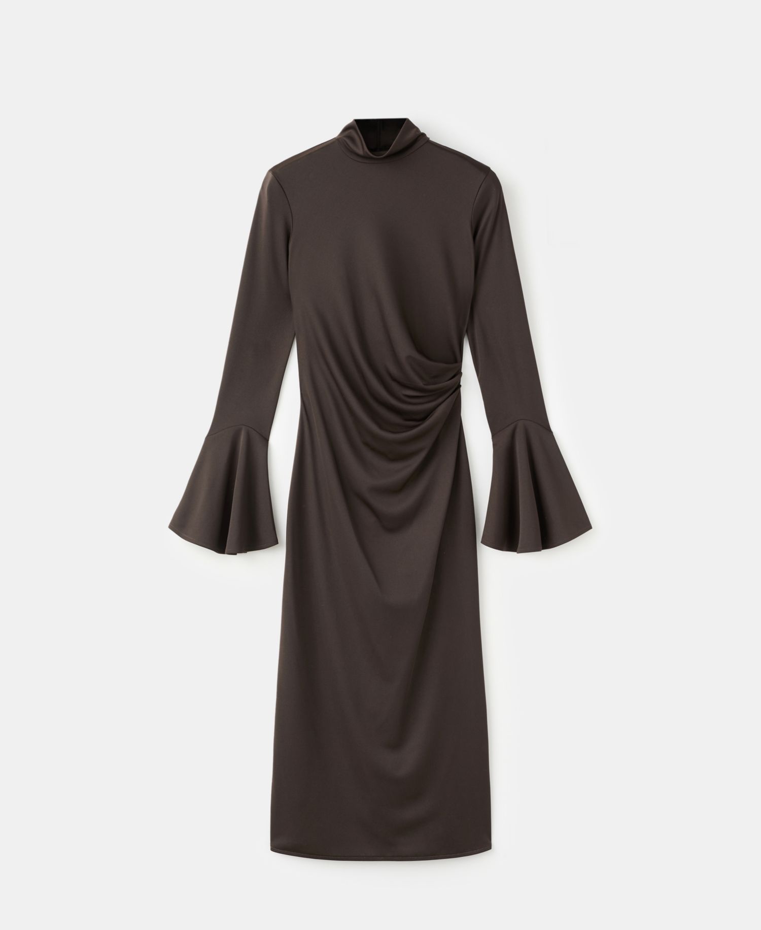 Women's Bell Sleeves Fitted Dress