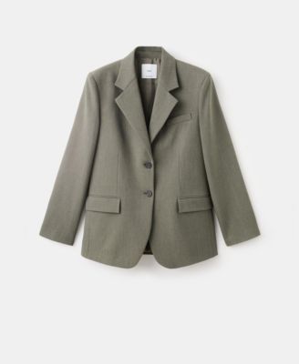 Women's Flap Pockets Suit Blazer
