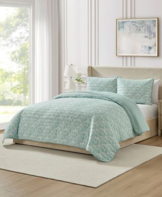 Waves Coastal 3-Piece Quilt Set, King