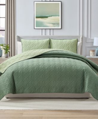 Seashell Reversible 2-Piece Quilt Set, Twin