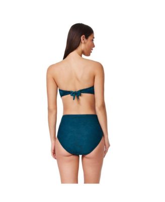 Women's Jolene Textured Bandeau Bikini Top