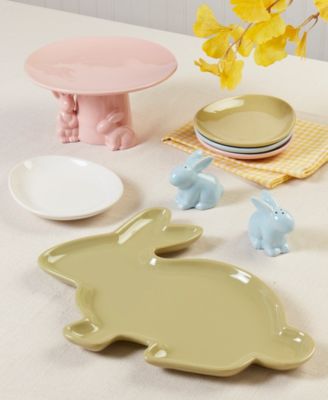 Green Bunny Serving Tray, Exclusively at Macy's