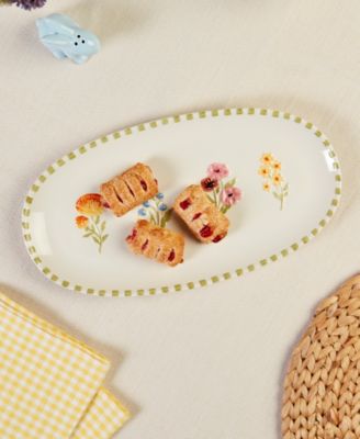 Floral Oval Platter, Exclusively at Macy's