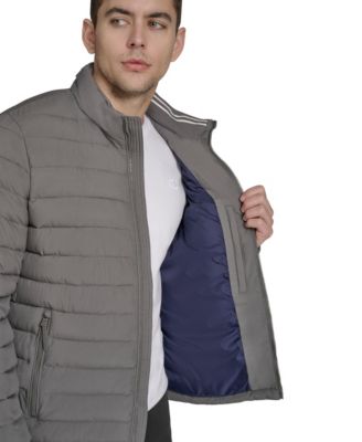 Men's Quilted Long-Sleeve Jacket