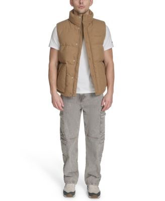 Men's Quilted Stand-Collar Vest