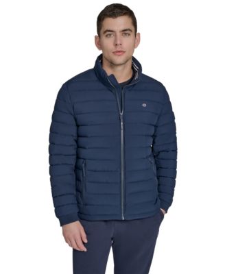 Men's Quilted Long-Sleeve Jacket