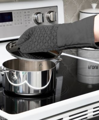 Ogee Silicone Cotton Oven Mitts, Set of 2