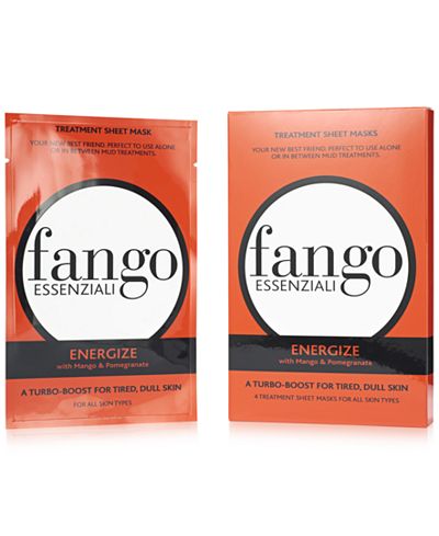 fango ESSENZIALI Sheet Mask 4-Pack, ENERGIZE, Only at MACYS