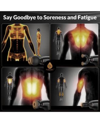 Ultimate Muscle Recovery Bundle: Deep Tissue Massage Gun + Vibrating Massage Ball