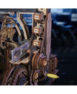 DIY 3D Moving Gears Puzzle - Marble SpacePort - 472 pcs