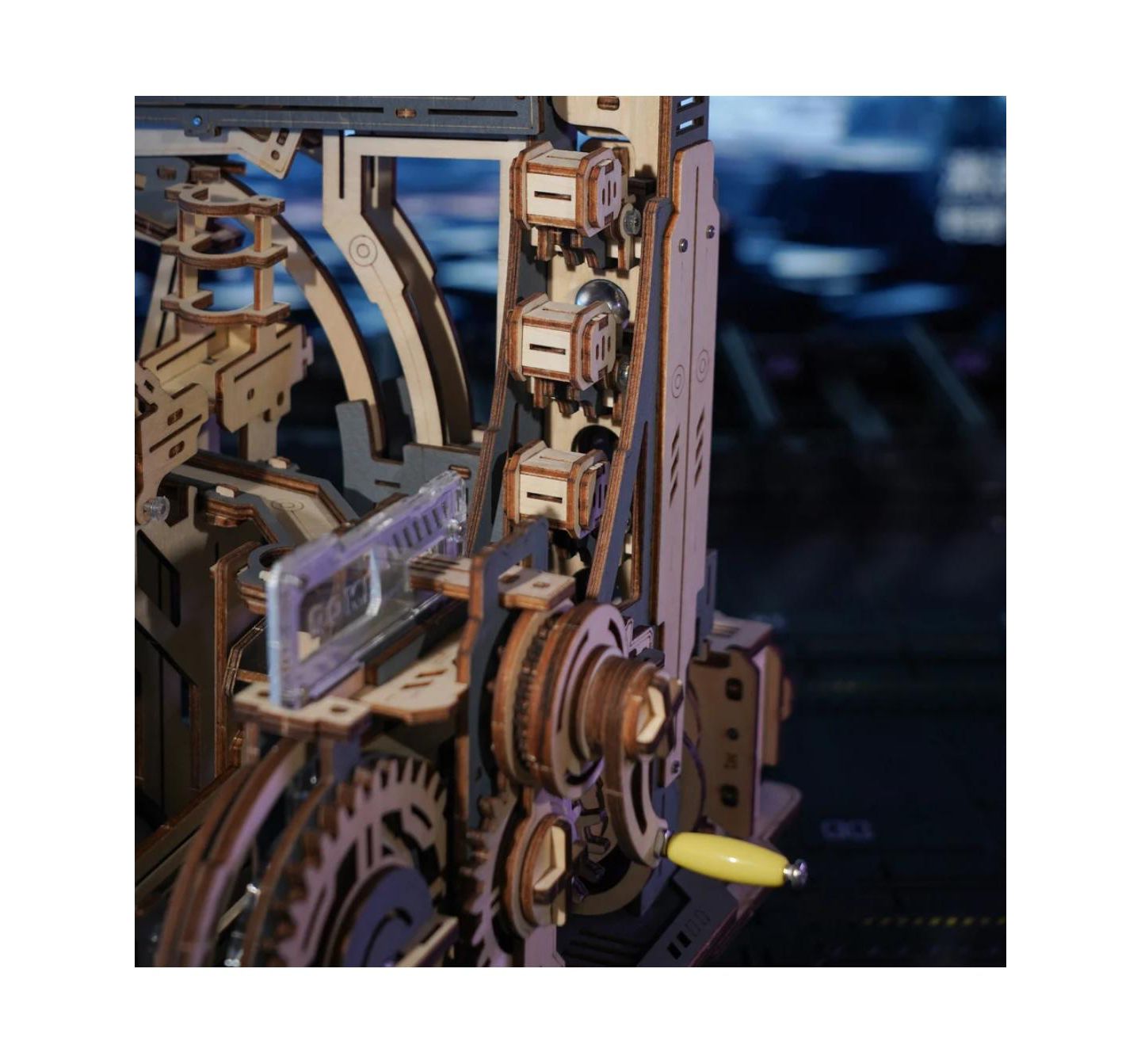 Детские конструкторы Flash Popup Spaceport 3D Moving Gears Puzzle 472-Piece Marble Run, Ages 14+ — фото 3