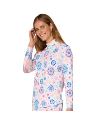 G Lifestyle Long Sleeve Mock Neck Top