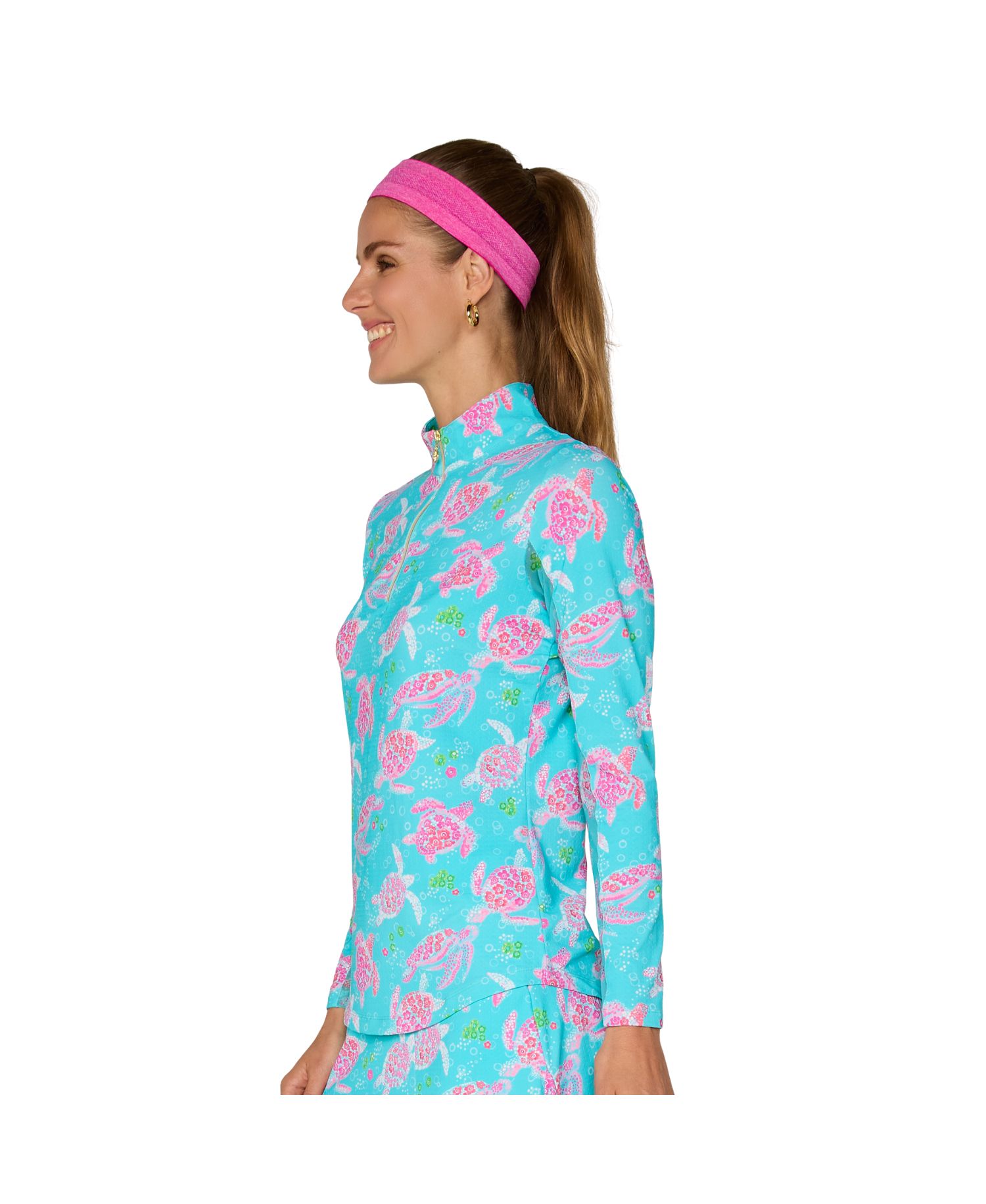 G Lifestyle Long Sleeve Mock Neck Top