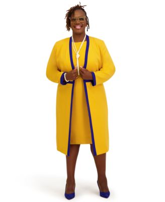 Women's Framed Waist Seam Open Topper Jacket, Regular & Plus