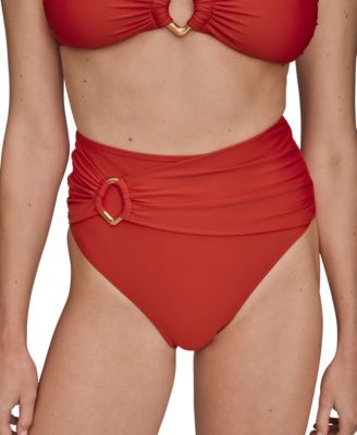 Donna Karan - Women's High-Waist Bikini Bottoms