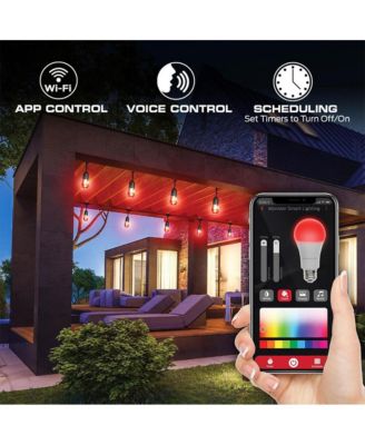 24 ft Sound Reactive Smart Multi-Color Outdoor String Light