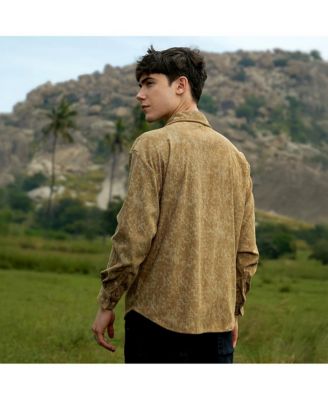 Men's Faded Corduroy Oversized Shirt