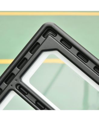 Portable Basketball Hoop with Backboard, Wheels, 8-10 ft,