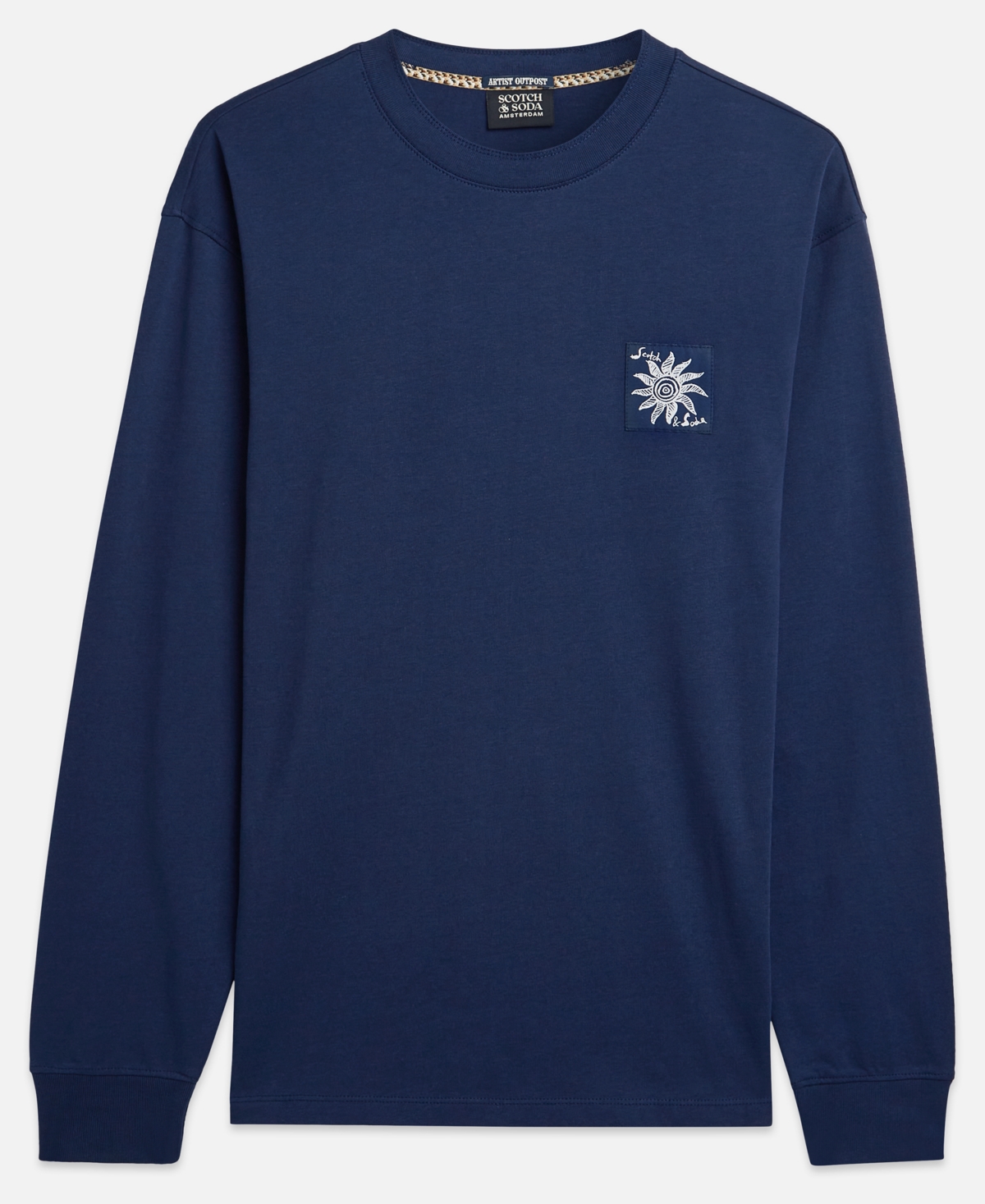 Scotch & Soda Men's Back Artwork Long-Sleeve Sweatshirt